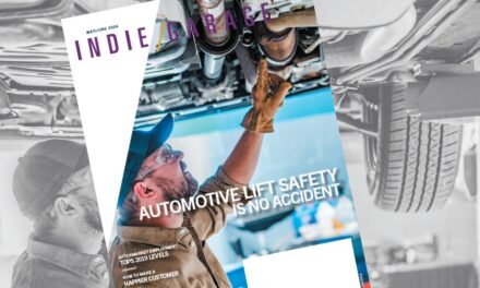 Automotive lift safety headlines May/June Indie Garage