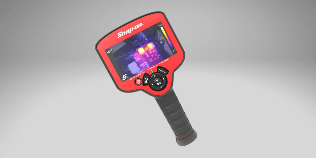 The new Diagnostic Thermal Imager+ from Snap-on uses infrared technology to reveal heat caused by friction, electrical resistance, pressure changes and more